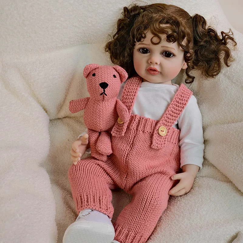 55CM Full Body Betty Reborn Rooted Hair Girl Soft Silicone Vinyl Princess Lifelike Baby Doll Christmas Gift for Grils
55CM Full Body Betty Reborn Rooted Hair Girl Soft Silicone Vinyl Princess Lifelike Baby Doll Christmas Gift for Grils