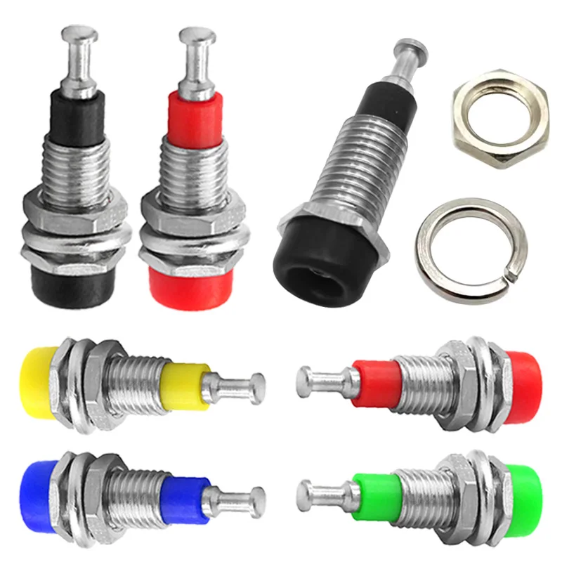 2mm Banana Socket Female Jack Binding Post Nut Electrical Connector Insulated Copper Wiring Terminal Test Hole DIY Part
2mm Banana Socket Female Jack Binding Post Nut Electrical Connector Insulated Copper Wiring Terminal Test Hole DIY Part