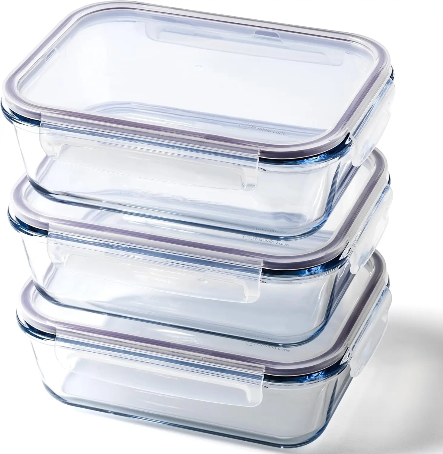 3-Pack Large Glass Food Storage Containers, 52oz BPA-Free Airtight Leakproof Lids, Oven Freezer Dishwasher Safe
3-Pack Large Glass Food Storage Containers, 52oz BPA-Free Airtight Leakproof Lids, Oven Freezer Dishwasher Safe