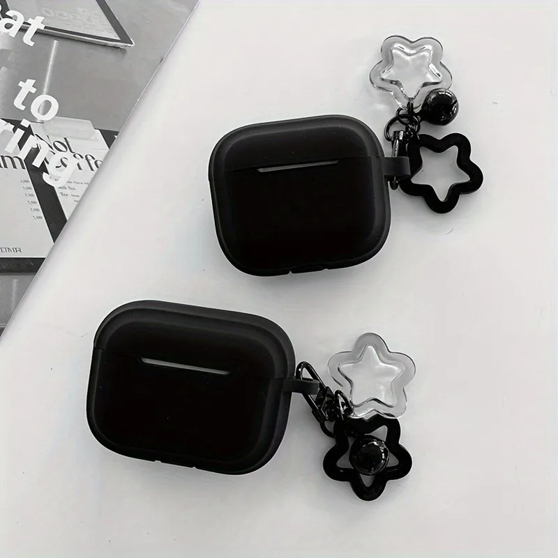 Black Silicone Case For Airpods Pro Wireless Bluetooth Earphone Protective Case For Airpods 3 2 1 Pro2 Soft Cover with Pendant
Black Silicone Case For Airpods Pro Wireless Bluetooth Earphone Protective Case For Airpods 3 2 1 Pro2 Soft Cover with Pendant