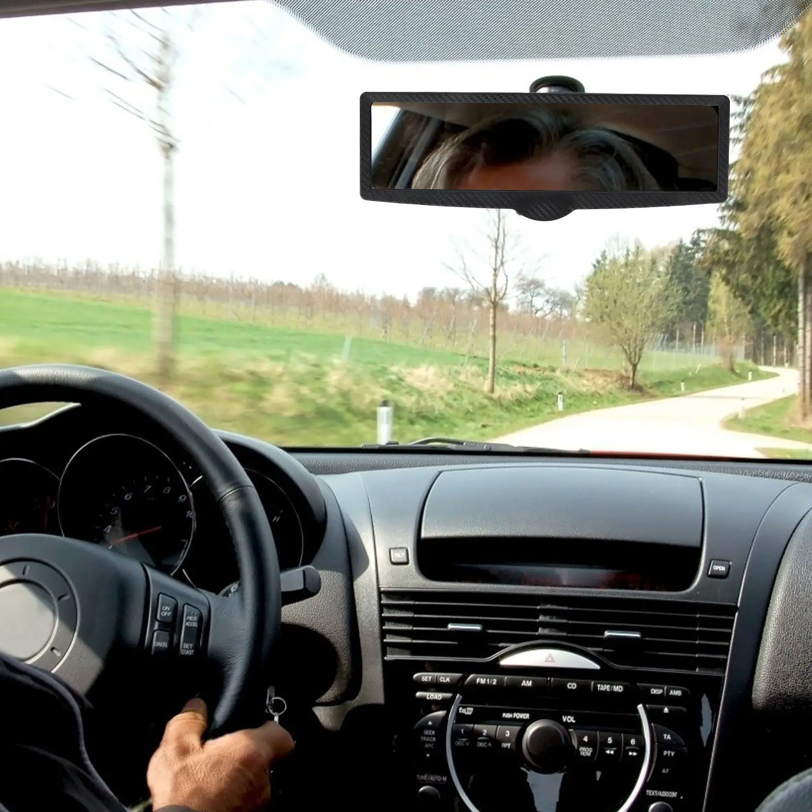 High-Quality Adjustable Interior Rearview Mirror Wide-Angle Distortion-Free Lens Enhanced Safety Suction Cup Auto Rearview
High-Quality Adjustable Interior Rearview Mirror Wide-Angle Distortion-Free Lens Enhanced Safety Suction Cup Auto Rearview