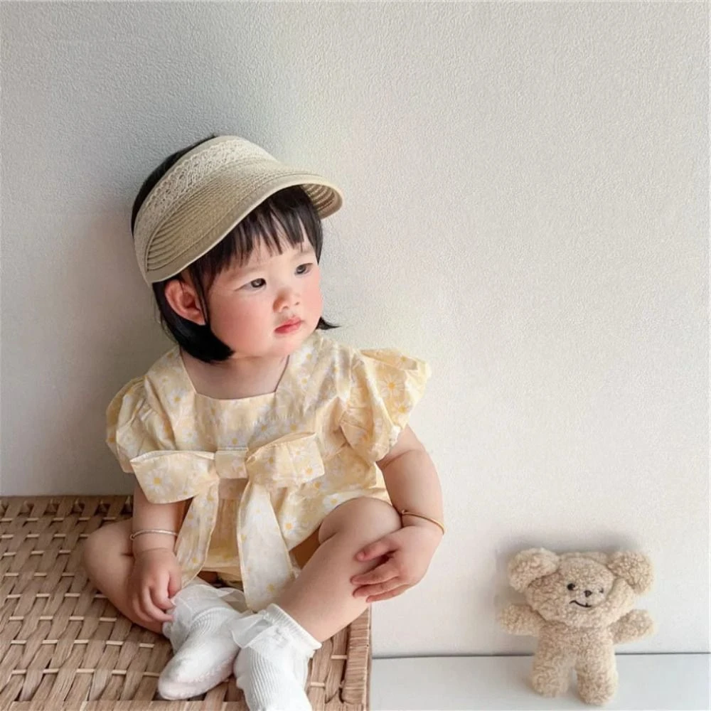 New Korea Style Baby Straw Caps Empty Top Baby Accessories Kids Sun Hats Straw Plaited Article Sunscreen Hats
New Korea Style Baby Straw Caps Empty Top Baby Accessories Kids Sun Hats Straw Plaited Article Sunscreen Hats