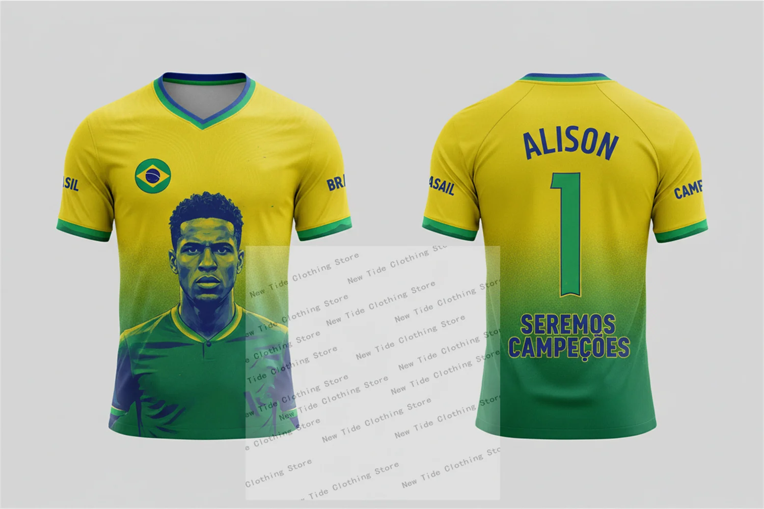 Brazil 2026 Football Soccer Jersey And T-Shirt For Men Fans We Will Be Champions - Fan Style Gear Support Your Team 3
Brazil 2026 Football Soccer Jersey And T-Shirt For Men Fans We Will Be Champions - Fan Style Gear Support Your Team 3