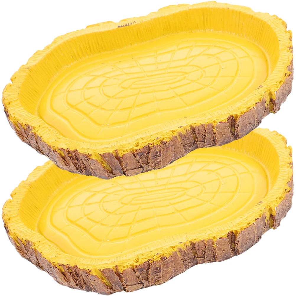 2pcs Resin Reptile Food Bowl Lifelike Tree Design Water Dish For Lizard Tortoise Snake Pet Cage Multi-Function Feeding Basin
2pcs Resin Reptile Food Bowl Lifelike Tree Design Water Dish For Lizard Tortoise Snake Pet Cage Multi-Function Feeding Basin