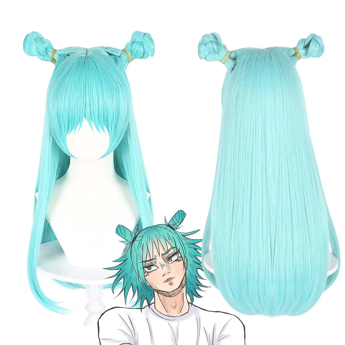 Jujutsu Kaisen Kashimo Hajime Cosplay Wig Blue Long Straight Braid Hair for Halloween
Jujutsu Kaisen Kashimo Hajime Cosplay Wig Blue Long Straight Braid Hair for Halloween