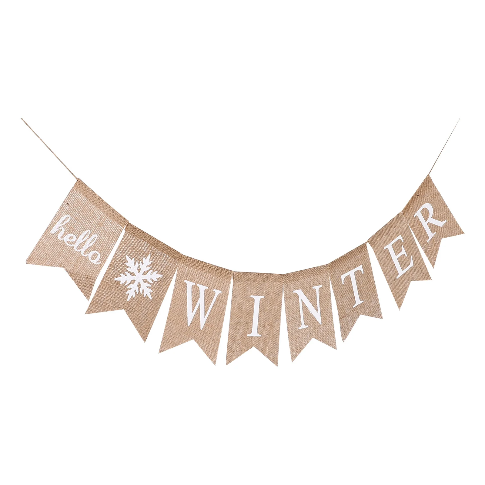 Creative Letter Print Swallowtail Linen Banner Winter Theme Party Decoration Bunting Garland Festive Decor Supplies
Creative Letter Print Swallowtail Linen Banner Winter Theme Party Decoration Bunting Garland Festive Decor Supplies