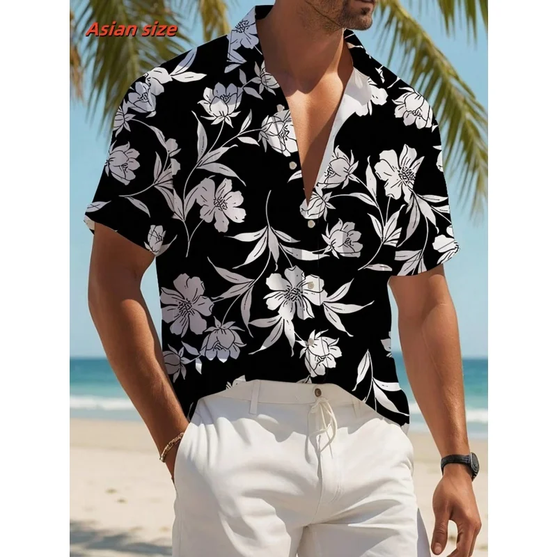 Colorful Leaf Pattern Hawaiian Shirt For Men Coconut Trees 3D Printed Short Sleeve Tops Casual Lapel Aloha Shirts Loose Blouses
Colorful Leaf Pattern Hawaiian Shirt For Men Coconut Trees 3D Printed Short Sleeve Tops Casual Lapel Aloha Shirts Loose Blouses