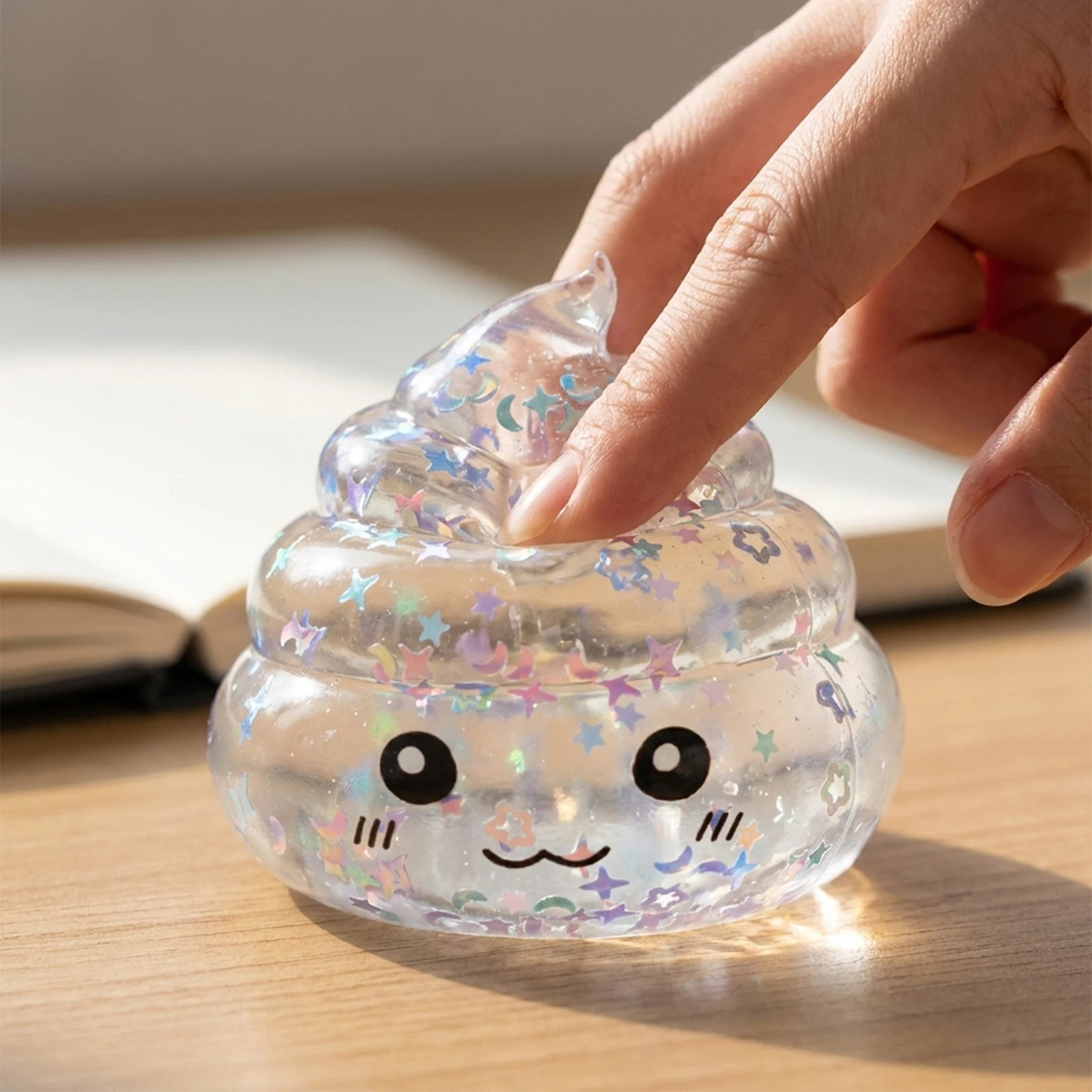 Novelty Squishy Maltose Poop Stress Squishies Toys Glitter Funny Stretch Squeeze Fidget Toys for Adults Fool's Day Prank Gift
Novelty Squishy Maltose Poop Stress Squishies Toys Glitter Funny Stretch Squeeze Fidget Toys for Adults Fool's Day Prank Gift