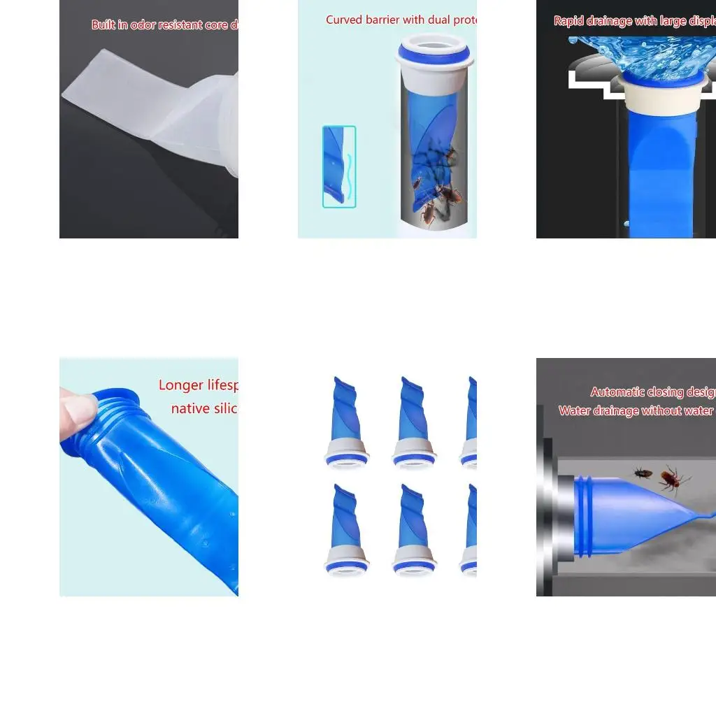 Silicone Sink Drain Trap Adjustable Floor Drain Trap Say Goodbye to Unpleasant Smells in Your House for Toilet Bathroom
Silicone Sink Drain Trap Adjustable Floor Drain Trap Say Goodbye to Unpleasant Smells in Your House for Toilet Bathroom