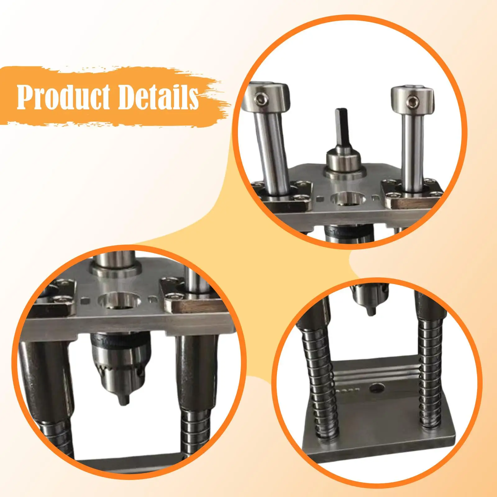 Vertical Drill Guide, Efficient Sturdy Attachment, Bench Drill Press Stand Auxiliary Tool
Vertical Drill Guide, Efficient Sturdy Attachment, Bench Drill Press Stand Auxiliary Tool