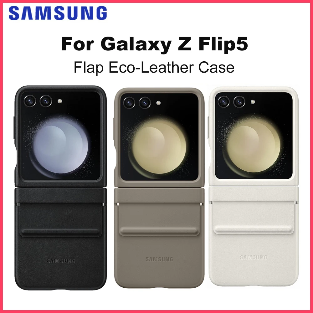 Original Samsung Flap Eco-Leather Case EF-VF731 for Galaxy Z Flip5 Flap Eco-Leather Case
Original Samsung Flap Eco-Leather Case EF-VF731 for Galaxy Z Flip5 Flap Eco-Leather Case