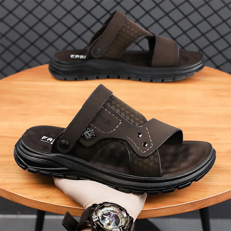 2026New Men's Slippers Fashion Outdoor Casual Slippers Summer Open Toed Beach Sandalias Non Slip Wading Shoes Chanclas De Hombre
2026New Men's Slippers Fashion Outdoor Casual Slippers Summer Open Toed Beach Sandalias Non Slip Wading Shoes Chanclas De Hombre