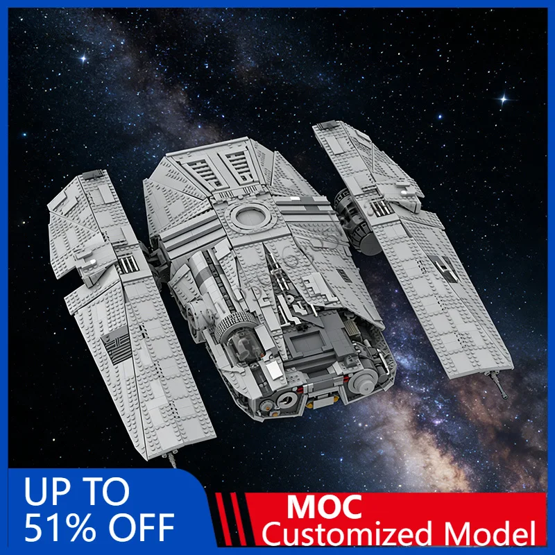 8186 PCS MOC Fondor Haulcraft Building Block Fondor Haulcraft Model Science Fiction Spacecraft Bricks DIY Set Aerocraft Toy Gift
8186 PCS MOC Fondor Haulcraft Building Block Fondor Haulcraft Model Science Fiction Spacecraft Bricks DIY Set Aerocraft Toy Gift