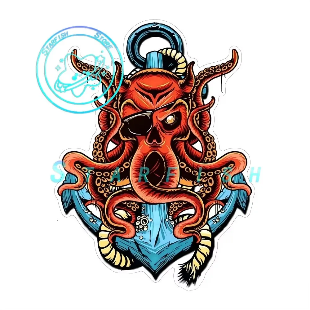 Devil Sea Monster Vintage Sticker Bumper Car 4x4 Cartoon Pirate Skull Octopus Decoration PVC Material Waterproof and Sunscreen
Devil Sea Monster Vintage Sticker Bumper Car 4x4 Cartoon Pirate Skull Octopus Decoration PVC Material Waterproof and Sunscreen