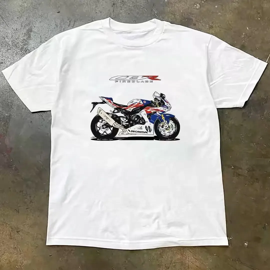 2025 Men's Short-sleeved T-shirt Pure Cotton Heavy Cotton Loose Motorcycle Printing Half-sleeve Car Racing Clothing
2025 Men's Short-sleeved T-shirt Pure Cotton Heavy Cotton Loose Motorcycle Printing Half-sleeve Car Racing Clothing