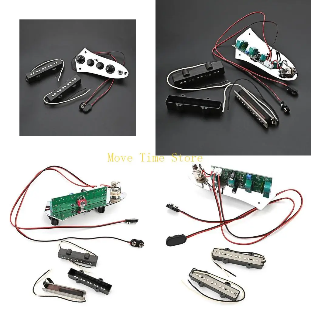 92ME Bass Control Plate 4 Way Switch Prewired Loaded Control Plate and Pickup Neck Bridge Set with Knobs 5 Strings Bass Parts
92ME Bass Control Plate 4 Way Switch Prewired Loaded Control Plate and Pickup Neck Bridge Set with Knobs 5 Strings Bass Parts