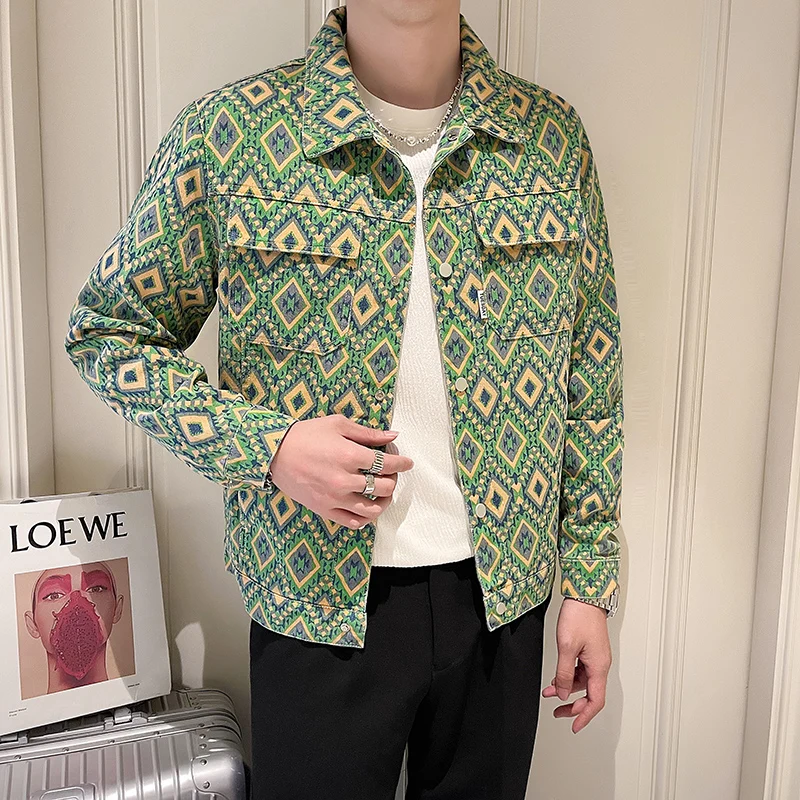 2026 New Men's Washed Denim Jacket with Ethnic Pattern Casual Streetwear Slim Fit Coats
2026 New Men's Washed Denim Jacket with Ethnic Pattern Casual Streetwear Slim Fit Coats