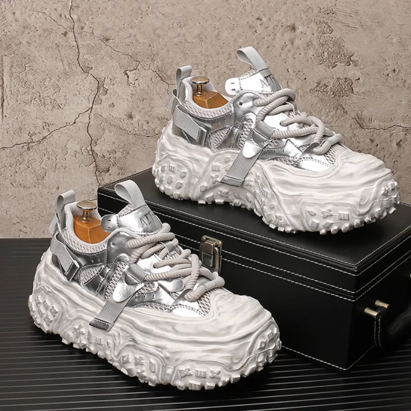 Trendy dad shoes, comfortable and breathable casual shoes, new thick-soled, height-increasing mesh men's shoes b26
Trendy dad shoes, comfortable and breathable casual shoes, new thick-soled, height-increasing mesh men's shoes b26