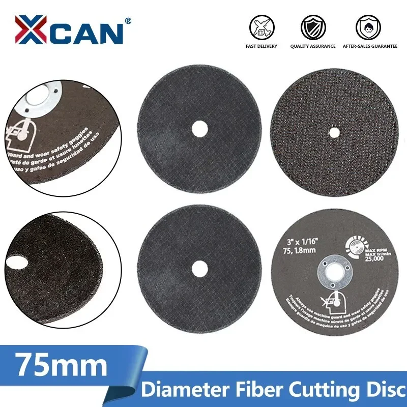 XCAN 1PC 75mm Grinding Wheel Mini Circular Resin Saw Blade Metal Cutting Disc for Angle Grinder Wood Iron Metal
XCAN 1PC 75mm Grinding Wheel Mini Circular Resin Saw Blade Metal Cutting Disc for Angle Grinder Wood Iron Metal