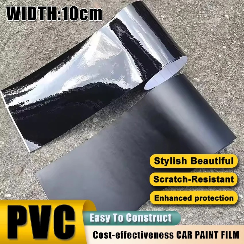 10CM Glossy Black Vinyl Wrap Film Sticker for Car Door Pillar B/C Pillar Trim Hood Roof Interior Self Adhesive Waterproof Decal
10CM Glossy Black Vinyl Wrap Film Sticker for Car Door Pillar B/C Pillar Trim Hood Roof Interior Self Adhesive Waterproof Decal