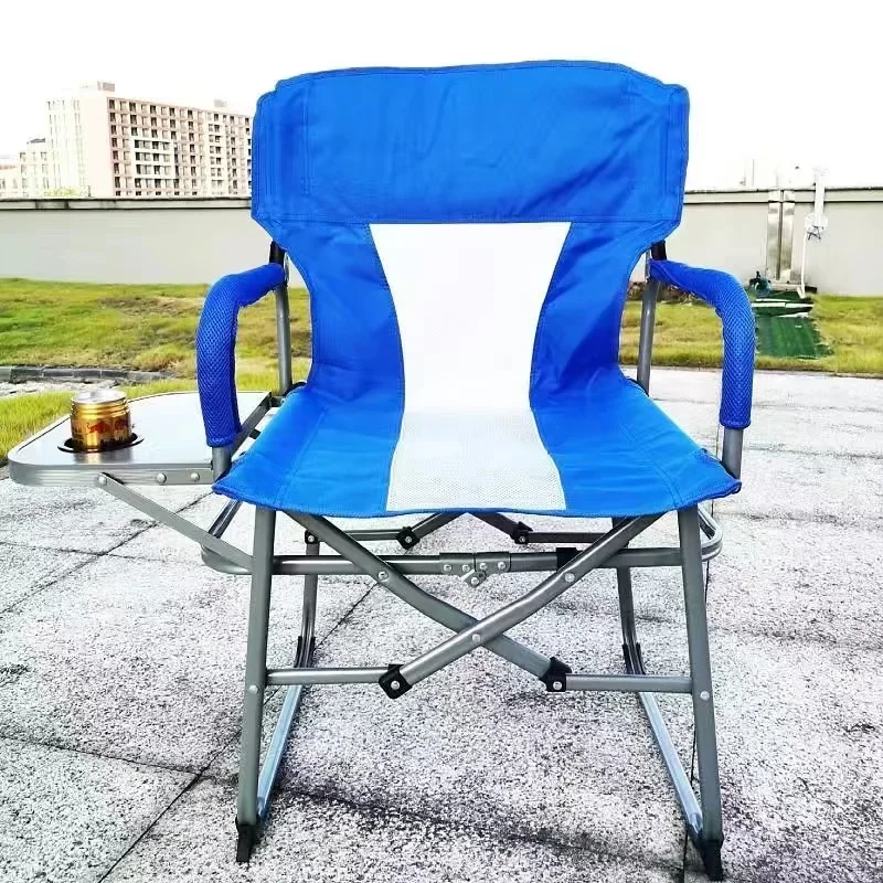 Aluminum Lightweight Oversized Portable Folding Deck Directors Camping Chair with Side Table and Cooler Bag
Aluminum Lightweight Oversized Portable Folding Deck Directors Camping Chair with Side Table and Cooler Bag
