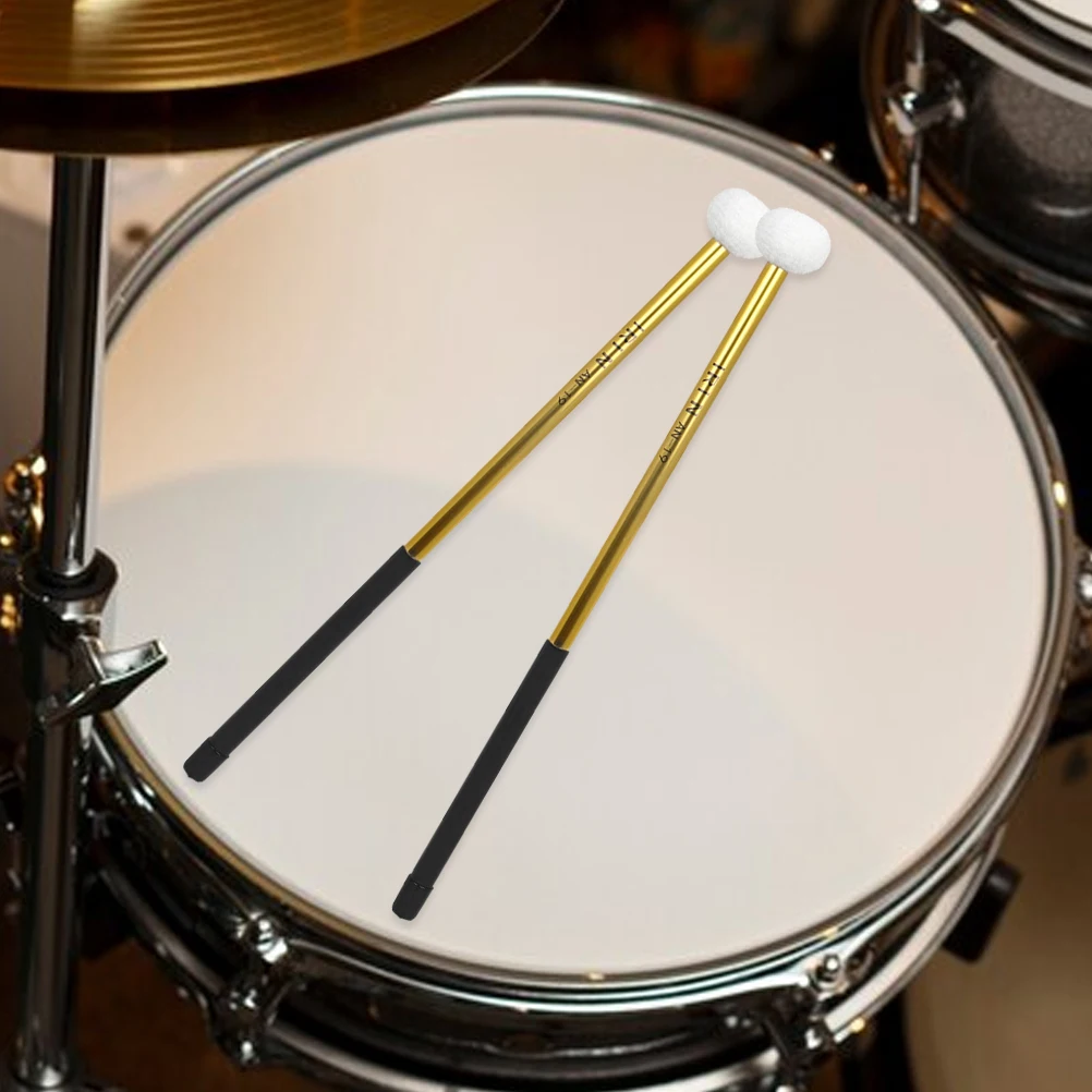 2pcs Drum Mallets Felt Head Aluminum Alloy Bass Drumsticks Replacement Percussion Sticks Ergonomic Design For Marching Large
2pcs Drum Mallets Felt Head Aluminum Alloy Bass Drumsticks Replacement Percussion Sticks Ergonomic Design For Marching Large