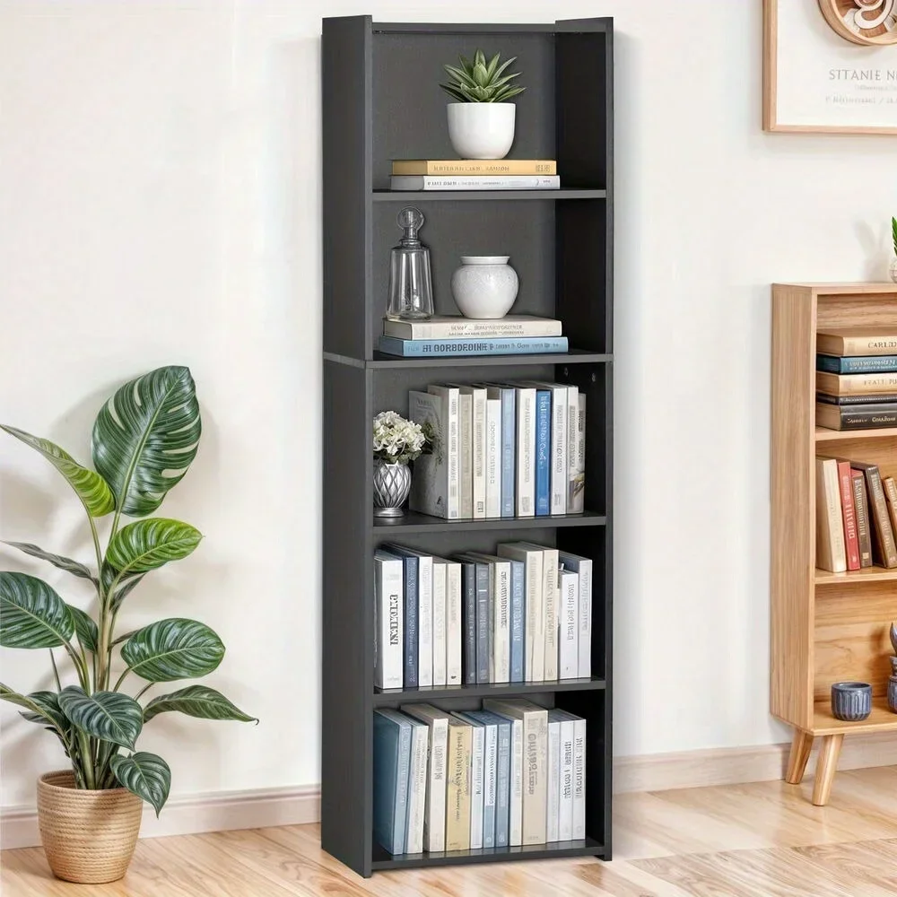 Bookshelf Storage 5 Tier Bookcase Open Shelf Organizer for Home and Office Black
Bookshelf Storage 5 Tier Bookcase Open Shelf Organizer for Home and Office Black