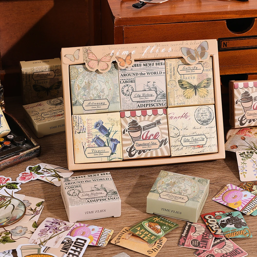 6 коробок/компл., винтажные бумажные наклейки, набор коробок, бабочка, цветок, наклейки для скрапбукинга, 6 разных стилей, мини-наклейки из материала «сделай сам» 
6 коробок/компл., винтажные бумажные наклейки, набор коробок, бабочка, цветок, наклейки для скрапбукинга, 6 разных стилей, мини-наклейки из материала «сделай сам»