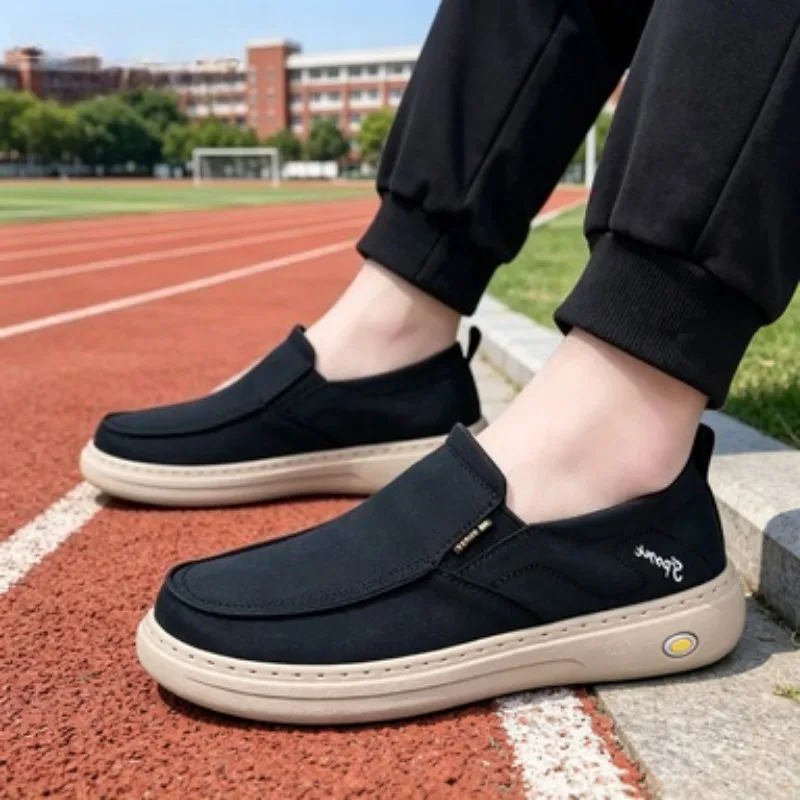 Men's Slip-On Canvas Shoes Breathable Soft Bottom Anti-Slip Casual Comfortable Beijing Shoes Sewn Line Water Washed Loafers
Men's Slip-On Canvas Shoes Breathable Soft Bottom Anti-Slip Casual Comfortable Beijing Shoes Sewn Line Water Washed Loafers