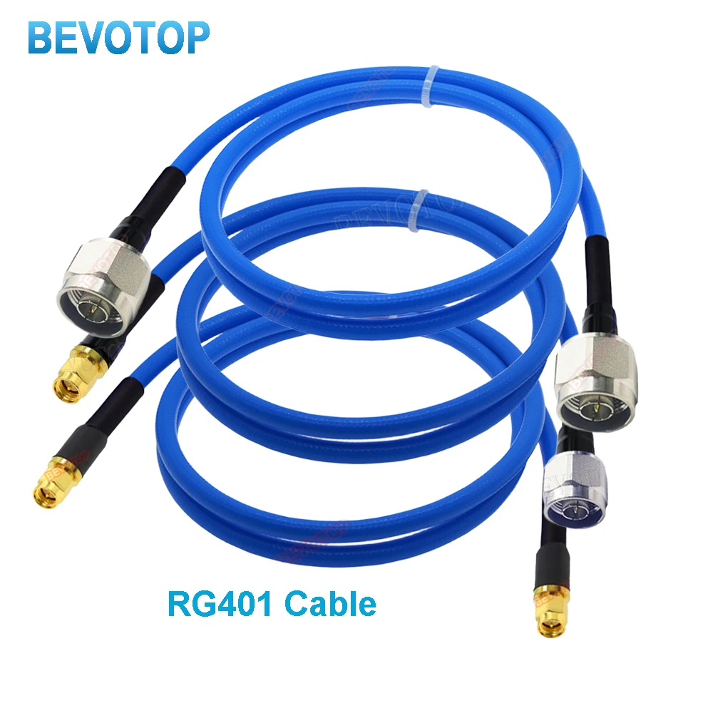 RG401 50-5 Cable N Type Male Plug to SMA Male Plug High Frequency Low Loss RG-401 Test Cable RF Coaxial Pigtail Jumper BEVOTOP
RG401 50-5 Cable N Type Male Plug to SMA Male Plug High Frequency Low Loss RG-401 Test Cable RF Coaxial Pigtail Jumper BEVOTOP
