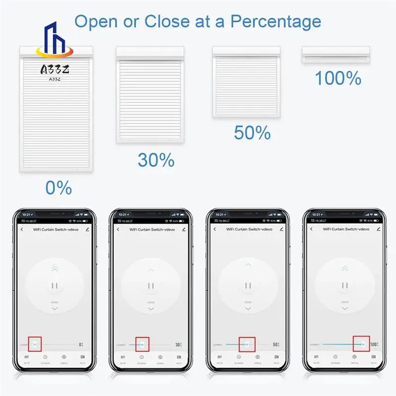 A33Z-2PCS Tuya Wifi Smart Touch Button Switch Connected Electric Curtains Blinds Roller Shutter For Alexa Home Siri
A33Z-2PCS Tuya Wifi Smart Touch Button Switch Connected Electric Curtains Blinds Roller Shutter For Alexa Home Siri