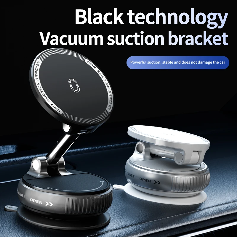 20N Vacuum Magnetic Car Mount – 720° 3‑Axis Foldable, 360° Rot, No Residue for iPhone & Android – Dash/Glass
20N Vacuum Magnetic Car Mount – 720° 3‑Axis Foldable, 360° Rot, No Residue for iPhone & Android – Dash/Glass
