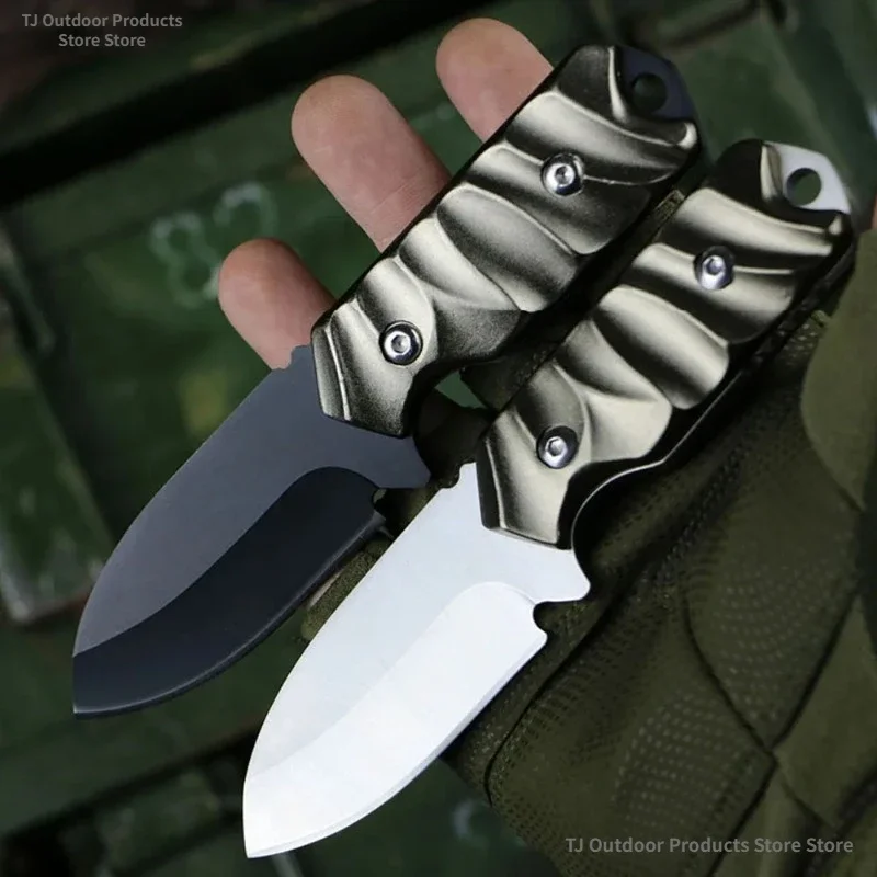 New high-end aluminum alloy handle knife, outdoor survival self-defense pocket knife, EDC small straight knife with sheath
New high-end aluminum alloy handle knife, outdoor survival self-defense pocket knife, EDC small straight knife with sheath
