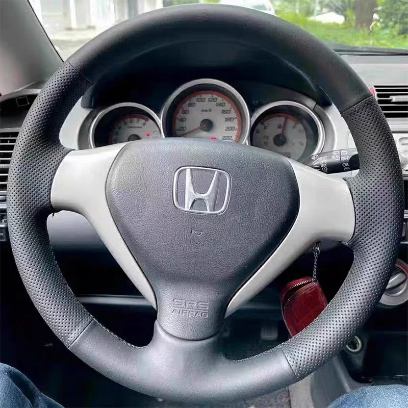 For Honda Old Fit Steering Wheel Cover Anti-skid Genuine Leather City Concept S1 Hand-sewn Custom Car Steering Wheel Braid Cover
For Honda Old Fit Steering Wheel Cover Anti-skid Genuine Leather City Concept S1 Hand-sewn Custom Car Steering Wheel Braid Cover
