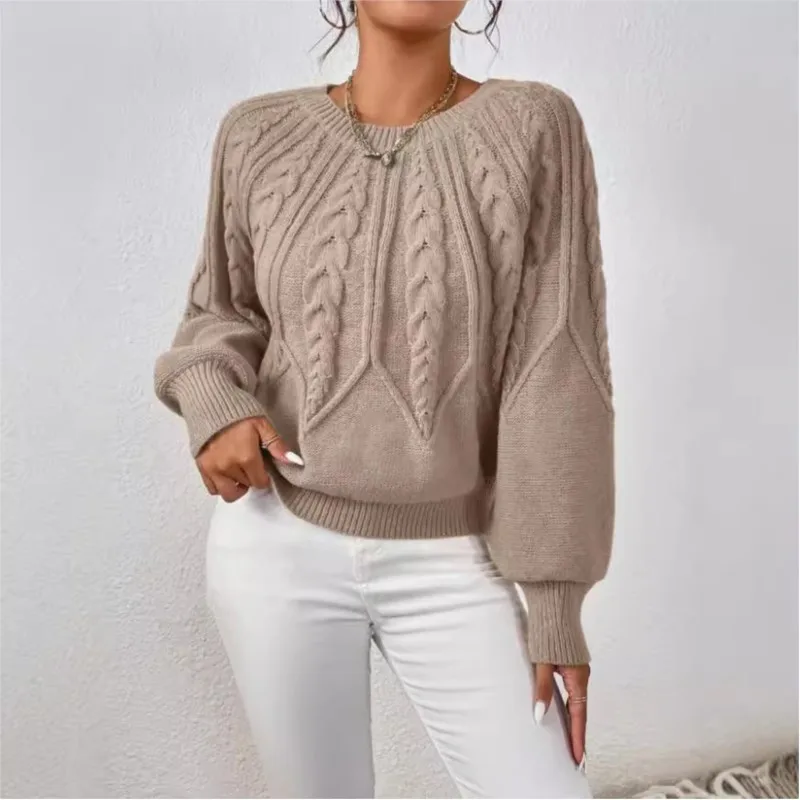 Women's Knitting Sweater Solid Color Long Sleeve Pullover Woman Autumn Winter Loose Warm Sweaters Ladies Outfits Clothes 2026
Women's Knitting Sweater Solid Color Long Sleeve Pullover Woman Autumn Winter Loose Warm Sweaters Ladies Outfits Clothes 2026