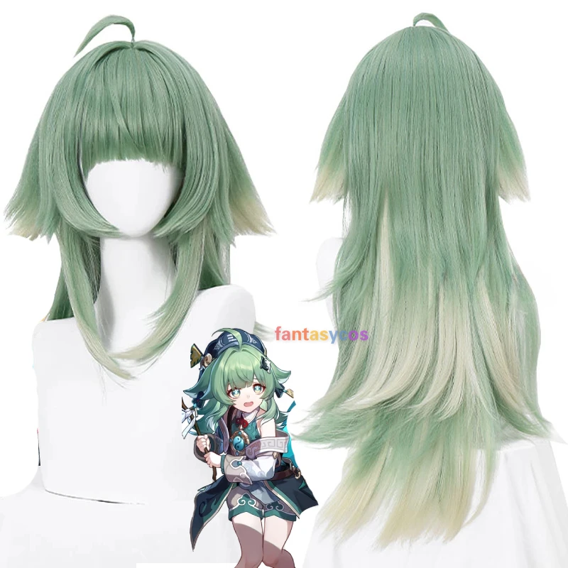 Huohuo Cosplay Wigs Honkai: Star Rail Huohuo 60cm Women Long Straight Green Gradient Wig Heat Resistant Synthetic Hair + Wig Cap
Huohuo Cosplay Wigs Honkai: Star Rail Huohuo 60cm Women Long Straight Green Gradient Wig Heat Resistant Synthetic Hair + Wig Cap
