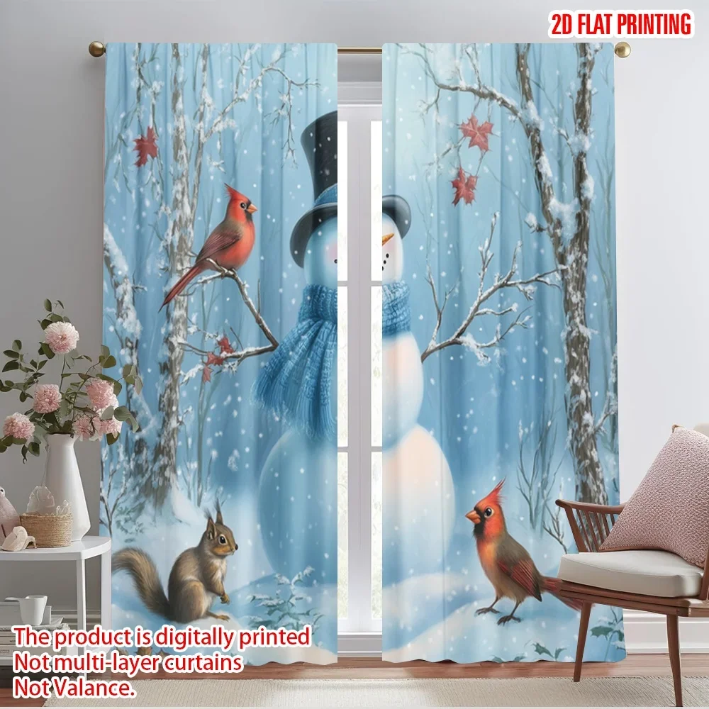 2pcs,2D plane printing Window Curtain Cute Snowman Winter Friends Versatile Fabric (without rod) All Seasons Use for Living Room
2pcs,2D plane printing Window Curtain Cute Snowman Winter Friends Versatile Fabric (without rod) All Seasons Use for Living Room