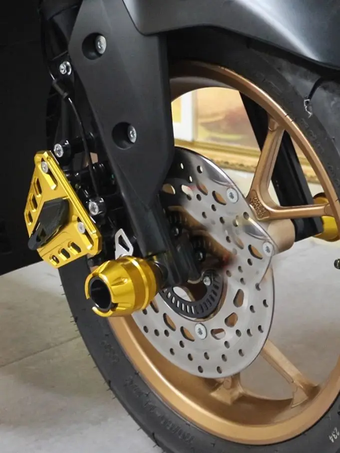 For YAMAHA NMAX155 NMAX125 NMAX 2020-2025 Motorcycle Exhaust Pipe Falling Protection Anti Drop Front Axle Fork Wheel Protector
For YAMAHA NMAX155 NMAX125 NMAX 2020-2025 Motorcycle Exhaust Pipe Falling Protection Anti Drop Front Axle Fork Wheel Protector