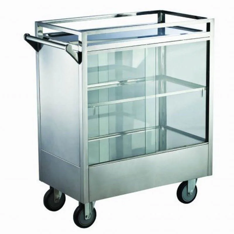 Stainless Steel Snack Cart Catering Dim Sum Pastry Cart Takeaway Cold Vegetables Stall Breakfast Delivery Cart Display Cabinet
Stainless Steel Snack Cart Catering Dim Sum Pastry Cart Takeaway Cold Vegetables Stall Breakfast Delivery Cart Display Cabinet