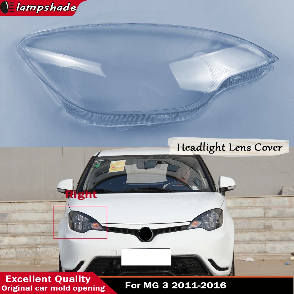 Car Front Headlight Shell Transparent Lampshdade Plexiglass Headlamp Cover Replace Original Shade Lens For MG 3 2011 - 2016
Car Front Headlight Shell Transparent Lampshdade Plexiglass Headlamp Cover Replace Original Shade Lens For MG 3 2011 - 2016