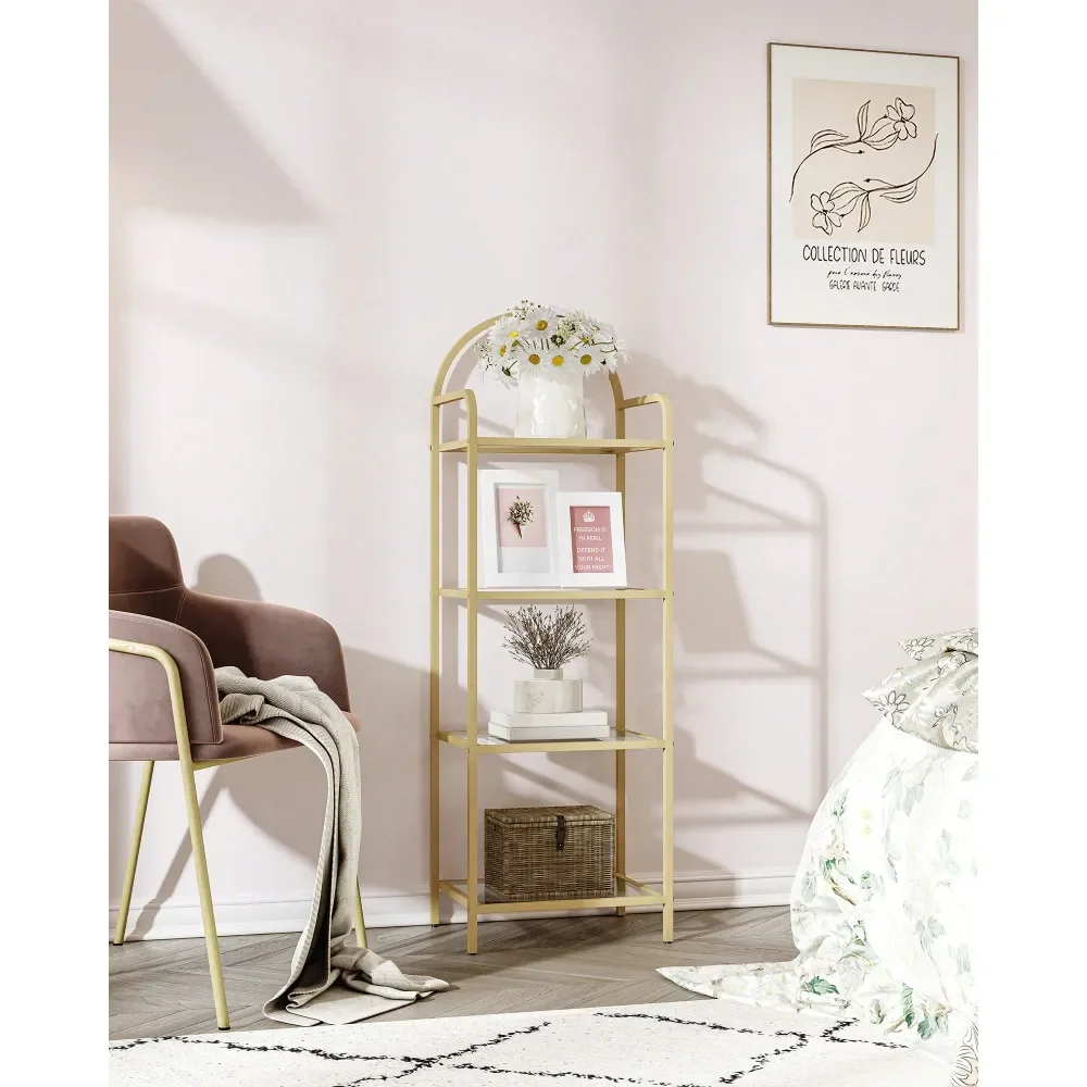Bookcase Bookshelf, Tempered Glass Bookshelves, Slim Shelving Unit For Bedroom, Bathroom, Home Office, Steel Frame, Home Decor,
Bookcase Bookshelf, Tempered Glass Bookshelves, Slim Shelving Unit For Bedroom, Bathroom, Home Office, Steel Frame, Home Decor,