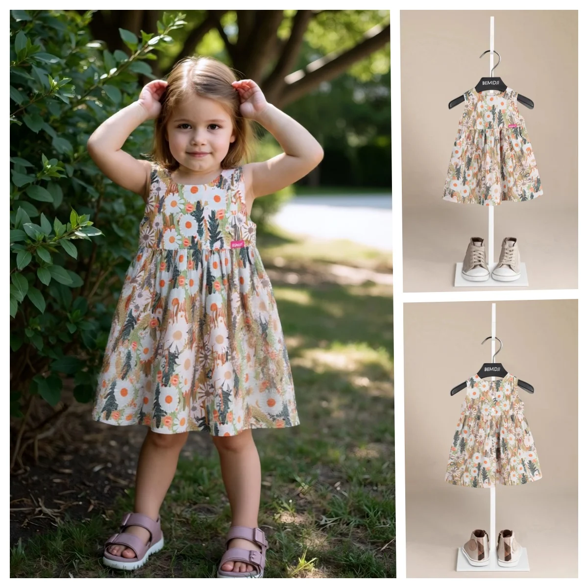 Fashion Flowers Kids Clothing Baby Girls Dress Sleeveless Ruffles Cotton Backless Newborn Infant Princess Dress Party Dresses
Fashion Flowers Kids Clothing Baby Girls Dress Sleeveless Ruffles Cotton Backless Newborn Infant Princess Dress Party Dresses