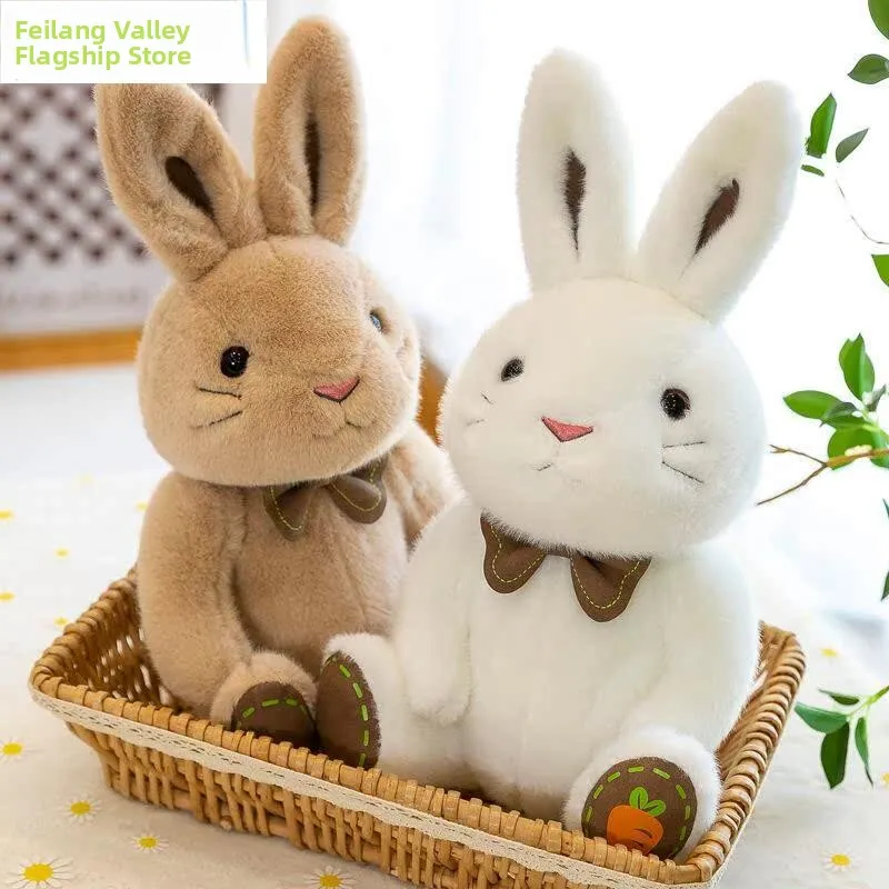 Cute Rabbit Plush Toy White Bunny Doll Comforting Grey Rabbit Doll Gift for Girls Soft Stuffed Animal Collectible PP Cotton
Cute Rabbit Plush Toy White Bunny Doll Comforting Grey Rabbit Doll Gift for Girls Soft Stuffed Animal Collectible PP Cotton