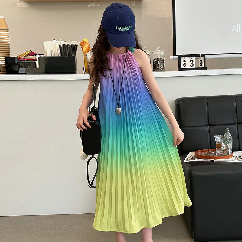 Girls Skirts 2024 Summer New Childrens Wear Fairy Wind Beach Skirt Girls Princess Dress Halter Rainbow Dress Casual Simple Match
Girls Skirts 2024 Summer New Childrens Wear Fairy Wind Beach Skirt Girls Princess Dress Halter Rainbow Dress Casual Simple Match