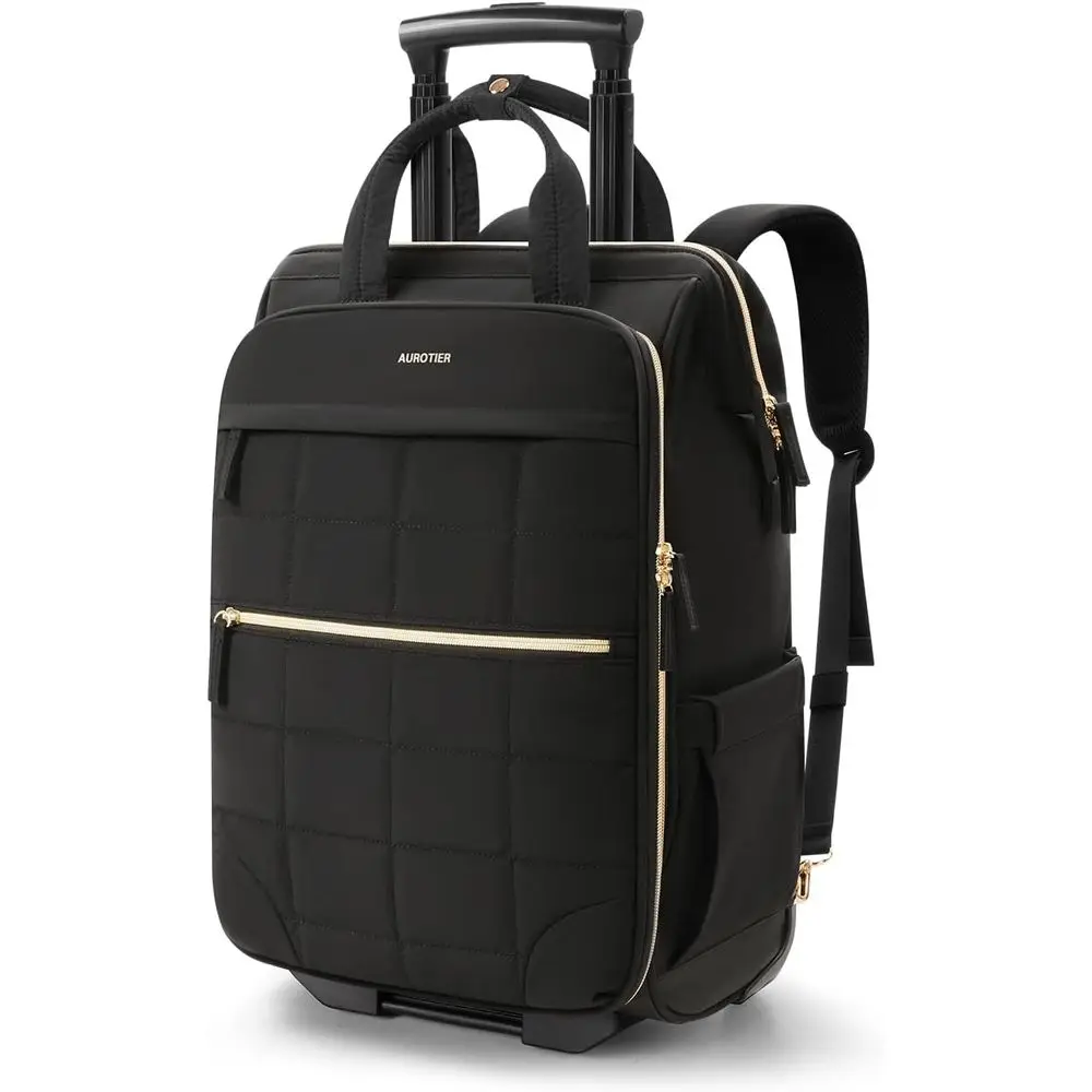 Wheeled Laptop Backpack for Women: Travel, Work, and Overnight Use - Black
Wheeled Laptop Backpack for Women: Travel, Work, and Overnight Use - Black
