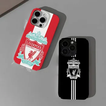 Glossy Hard PC Cover Phone Case for L-Liverpools-s iPhone 16 15 14 13 12 11 Pro Max XS XR XSMax 8 7 6 Plus