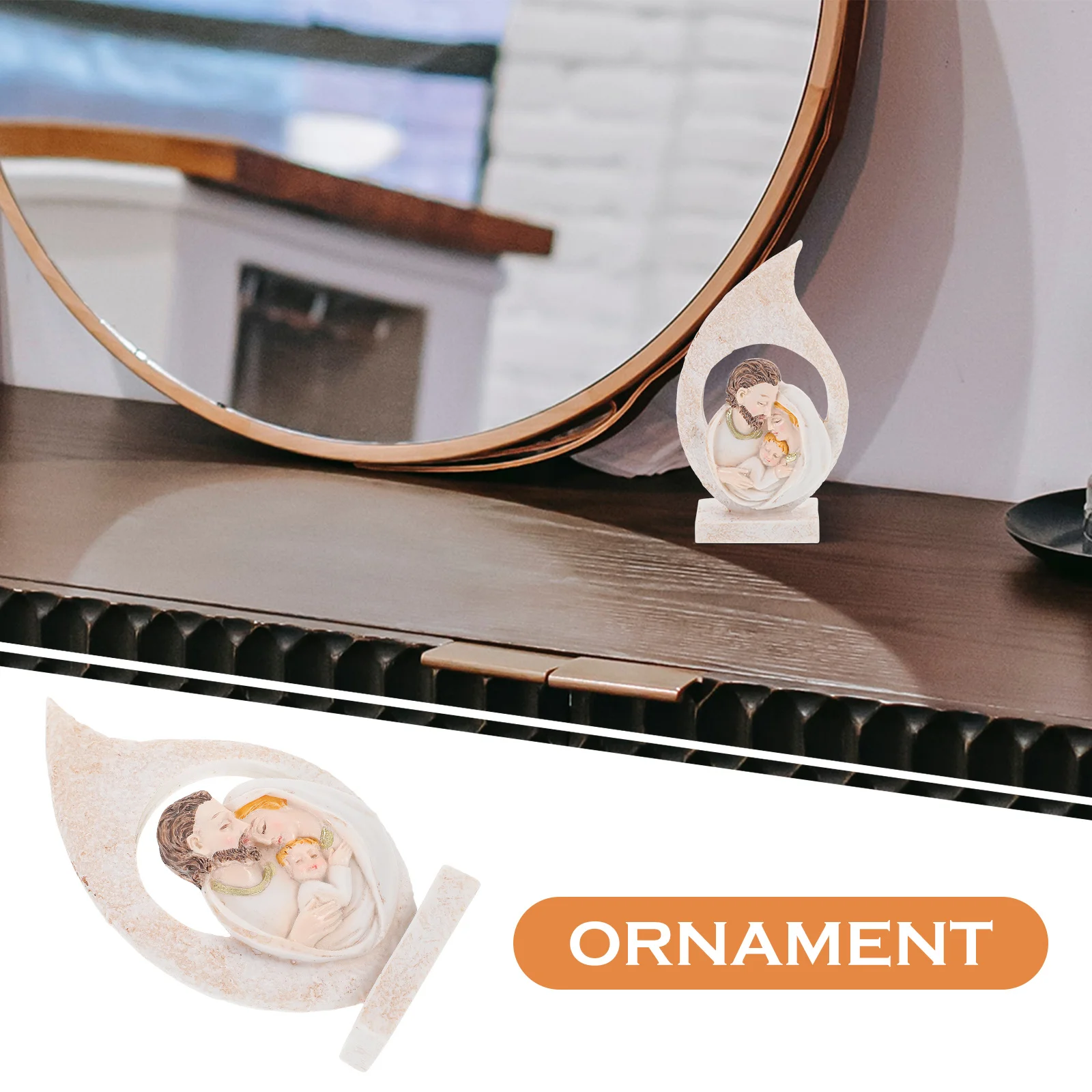 Resin Jesus Born Ornament Religious Statue Decorative Desktop Decor Catholic Christmas Ornament for Office Home
Resin Jesus Born Ornament Religious Statue Decorative Desktop Decor Catholic Christmas Ornament for Office Home