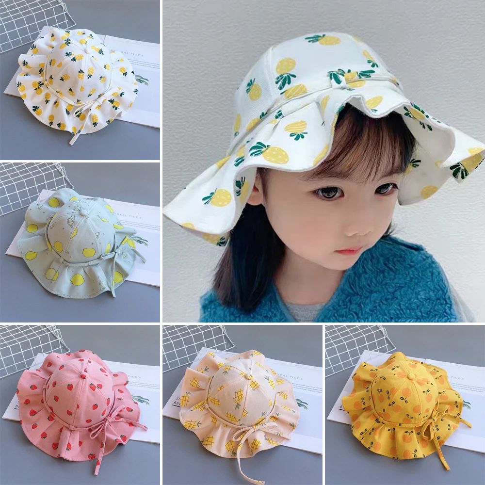 Flower Fruit Print Baby Sun Hat UV Protection Breathable & Lightweight Fisherman Hat Foldable Design 1-5 Years
Flower Fruit Print Baby Sun Hat UV Protection Breathable & Lightweight Fisherman Hat Foldable Design 1-5 Years