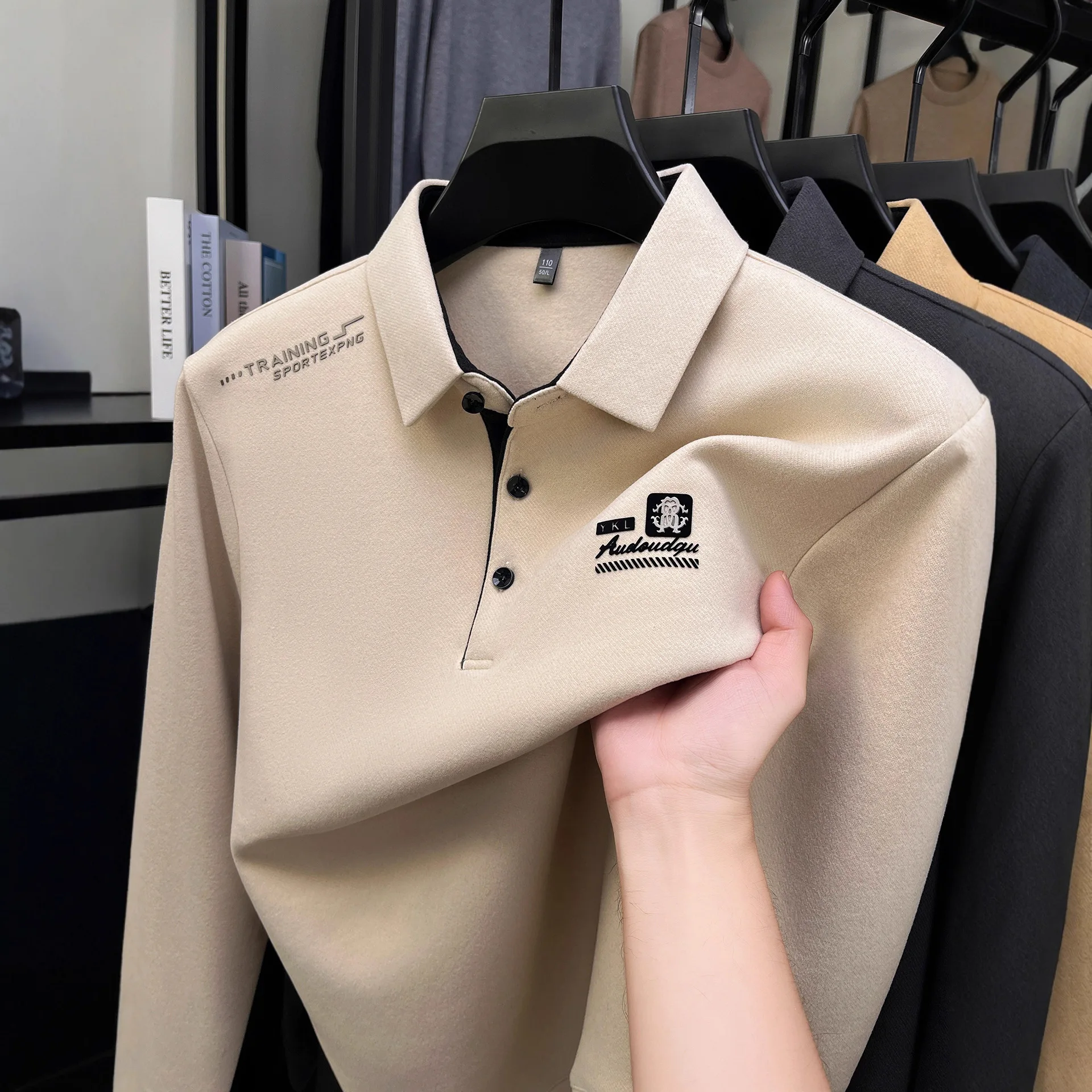 Men's Long Sleeve Fleece Lined Casual Shirt Luxury Lightweight Thermal Stand Collar Top Polyester Fiber Business Style P...
Men's Long Sleeve Fleece Lined Casual Shirt Luxury Lightweight Thermal Stand Collar Top Polyester Fiber Business Style P...