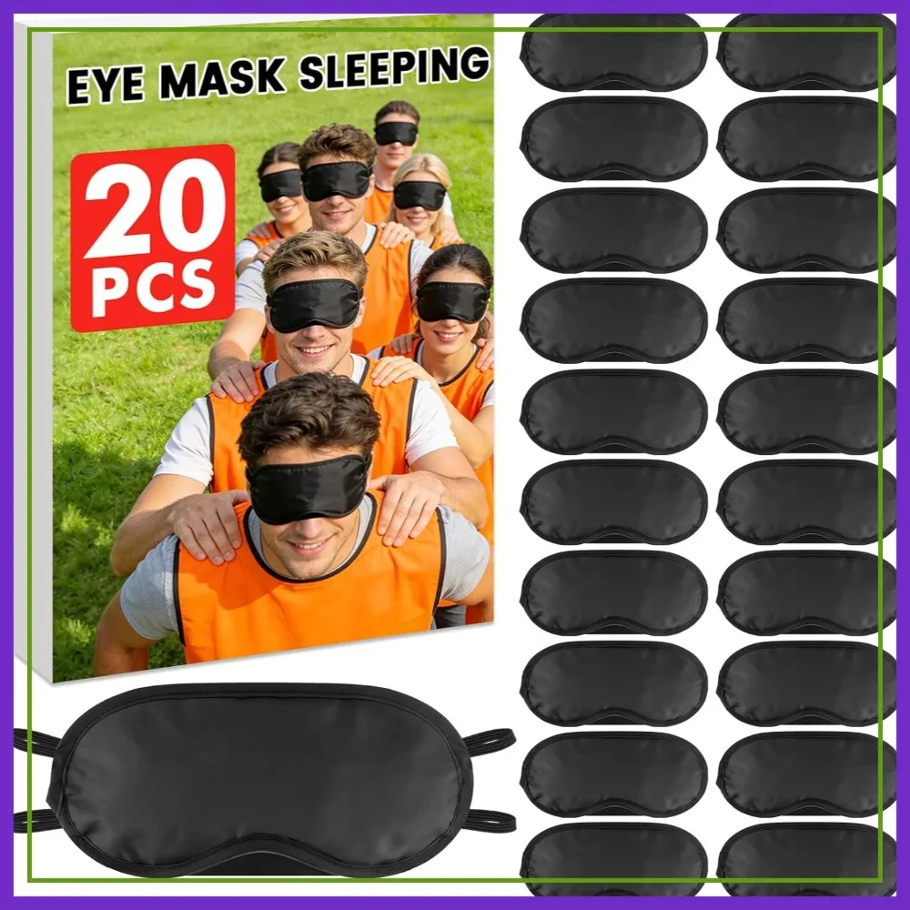 20 Pcs Sleep Eye Masks, Light-Tight with Nose Pad & Adjustable Strap, Bulk Comfortable Breathable for Travel & Team Building
20 Pcs Sleep Eye Masks, Light-Tight with Nose Pad & Adjustable Strap, Bulk Comfortable Breathable for Travel & Team Building